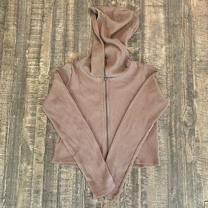 Hollister Cropped Hooded shirt